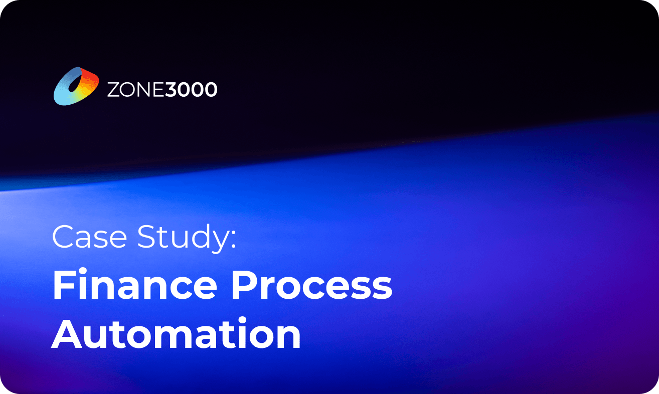 Finance process automation for a construction company