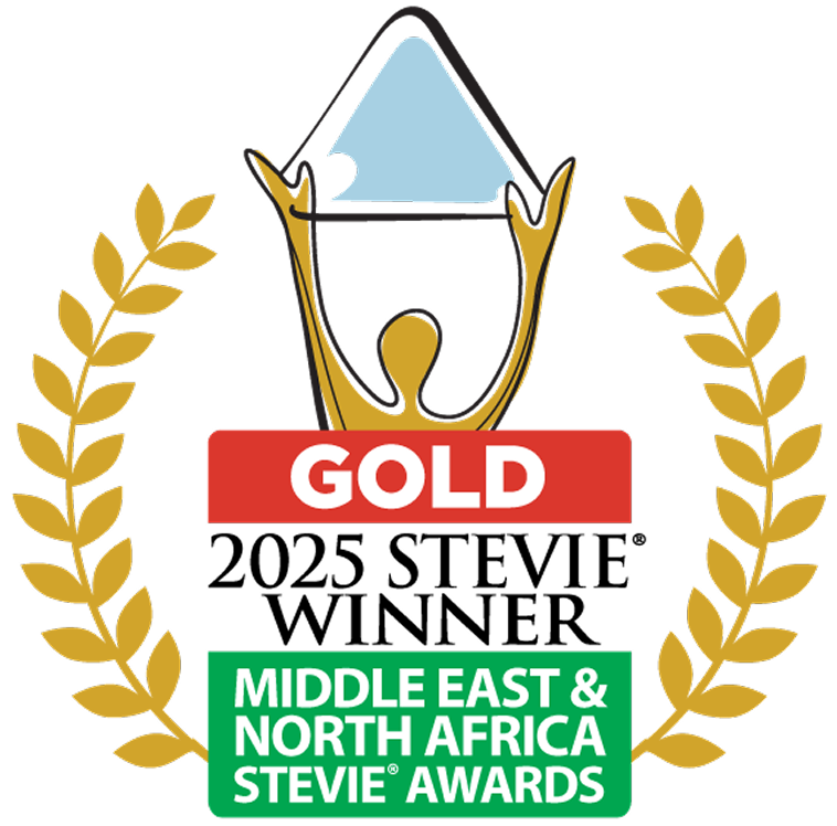 MENA 25 Gold Winner badge